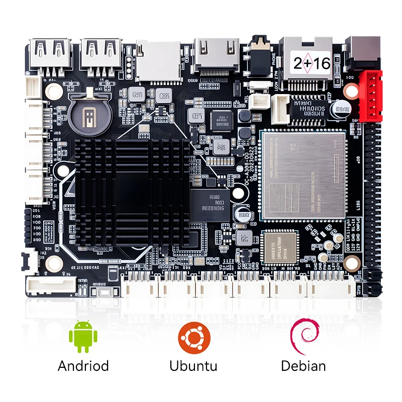 RK3288 Android Motherboard with Integrated DDR Memory 4G