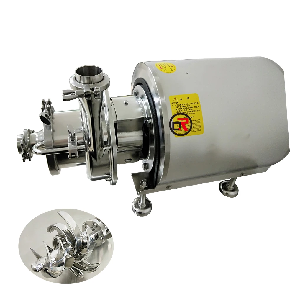 Factory Price 4Kw High Flow Milk Grade Head 80M Liquid Milk Small Sanitary Components Centrifugal Pump Price Milk Pump