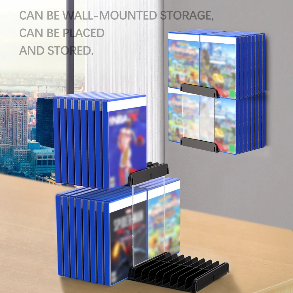 Numskull - Meuble de rangement de jeux inspiré de la PlayStation 5 pour 4 manettes