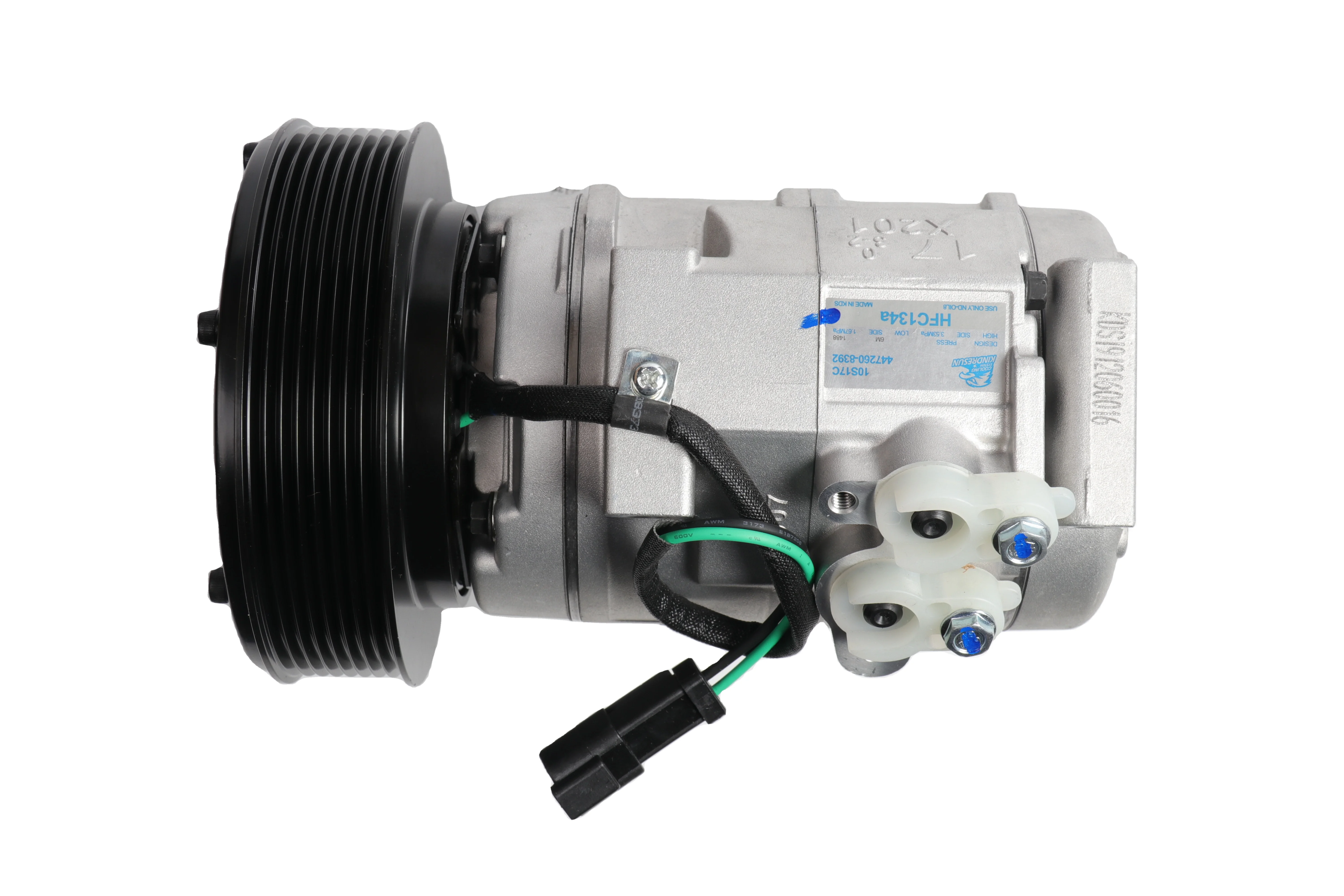掘削機ZX350-3 ZX200 ZX230エアコンコンプレッサーAssy 4713660