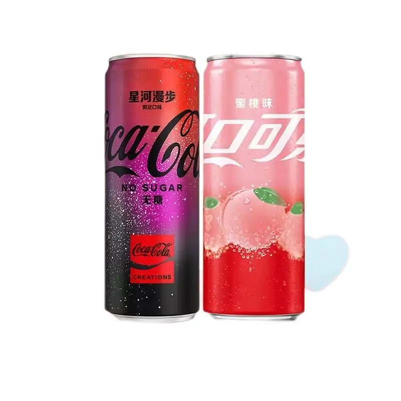 Cola 300ml Peach Flavour Soft Drink Carbonated Soft Drinks Exotic