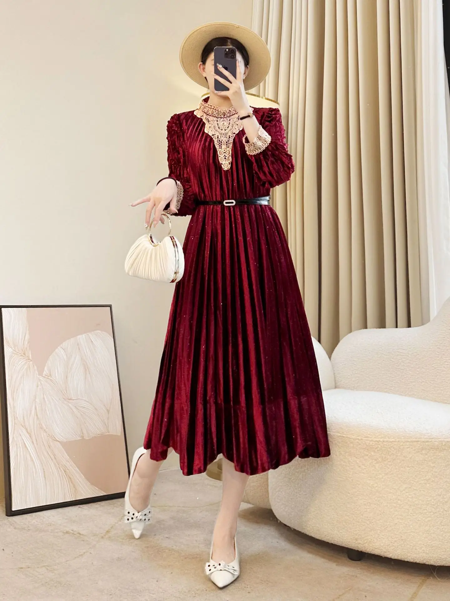 knit midi dress plus size Plus Size Black Knit Midi Dress | Lantern Sleeves, Daily