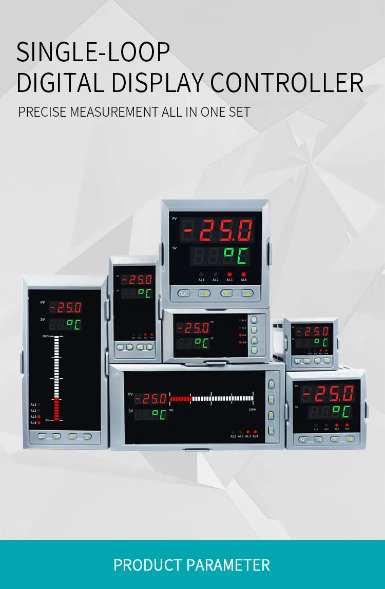 Single-loop Digital Display Controller for Temperature & Pressure
