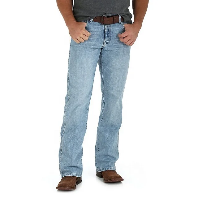 Care Label Denim Pants in Blue for Men Mens Clothing Jeans Bootcut jeans 