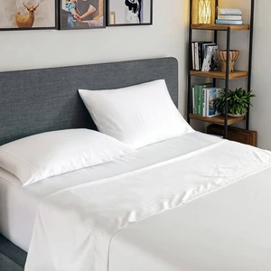 Cooling 100% Bamboo Fiber Twill Fitted Sheet 300TC King Size Wedding Four-Piece Bedding Set Customizable 4-Piece Home Bedding