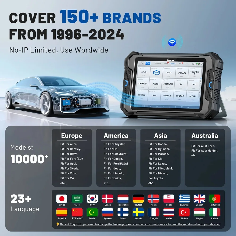 VDIAGTOOL Bidirectional Scan Tool VD70, 2025 OBD2 Scanner Diagnostic VDIAGTOOL Bidirectional Scan Tool VD70, 2025 OBD2 Scanner Diagnostic