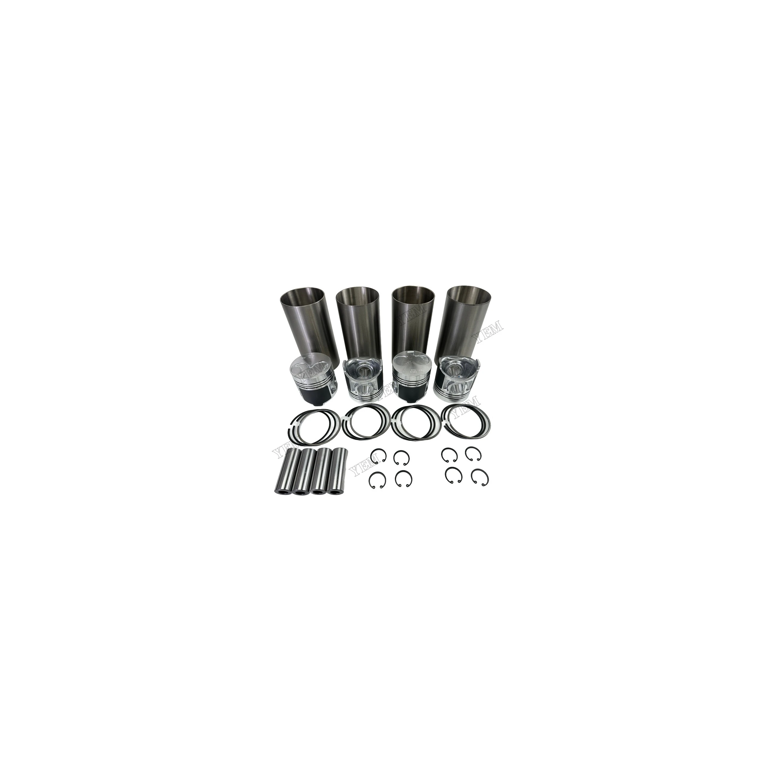 404C-22 Piston + Piston Rings + Liner Overhaul Kit for Perkins 404C 404D 403D-19 Engine Parts Factory