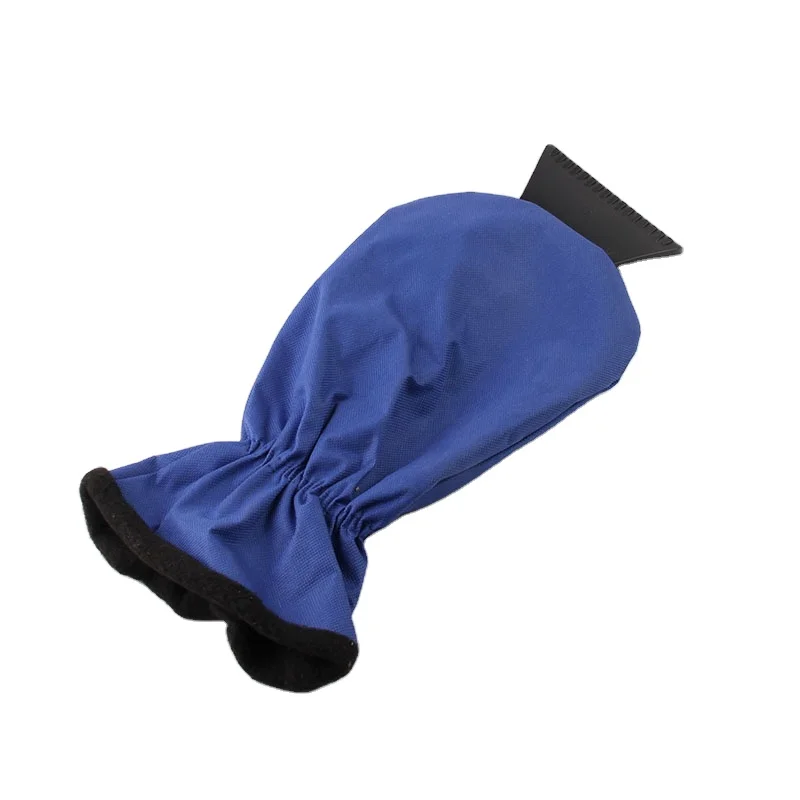 Снежная щетка с логотипом под заказ водонепроницаемая теплая перчатка для скребка льда лобового стекла автомобиля