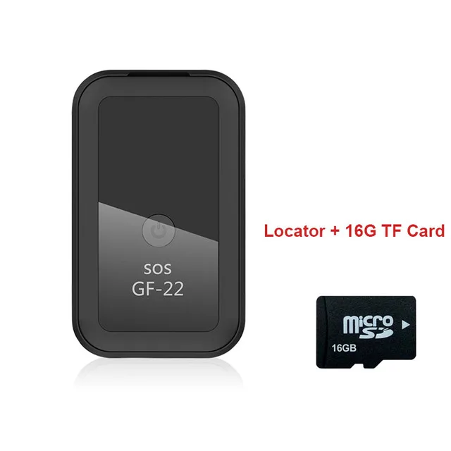 GF22 Car Driving Record Anti-Lost Child Safety Anti-Lost Device Accessories Black GPS Tracker Device - Image 2