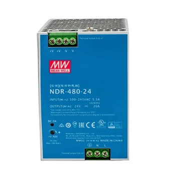 MEAN WELL NDR-480-24 AC-DC  480W 24V20A DIN RAIL 3 year warranty Industrial ORIGINAL SWITCHING POWER SUPPLY