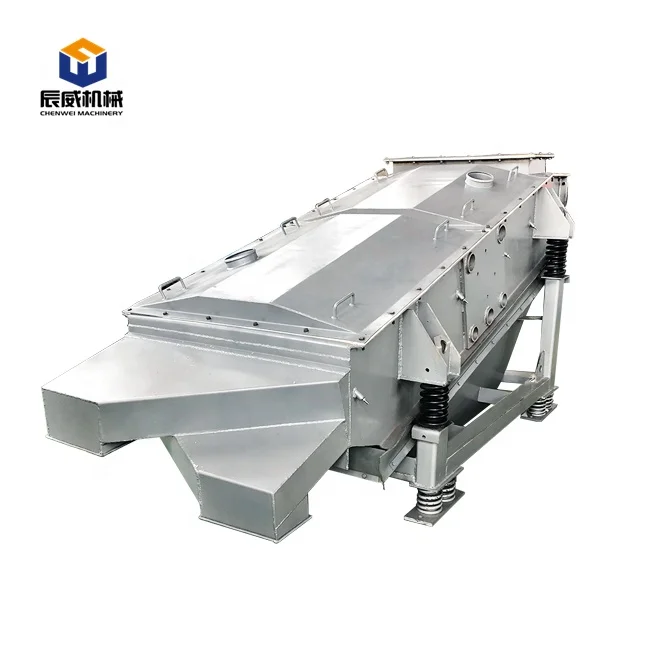 CW Automatic Soil Durable Diamond Linear Vibrating Screener Sieving Sifting Machine