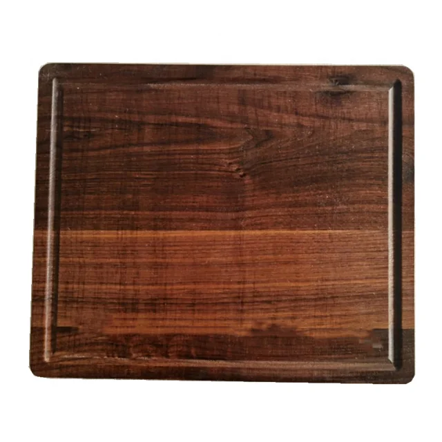 Kitchen Chopping Board Walnut Wood Cutting With Juice Drip Groove