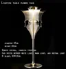 Silver Six leaf ornament with light