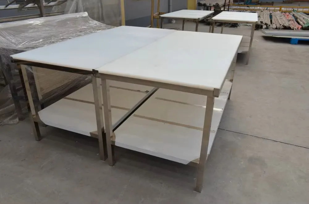 Heavy Duty Commercial Stainless Steel Workbench for Food Factory