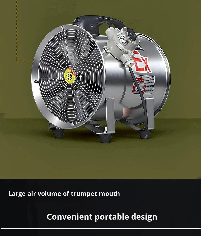 Industrial Exhaust Moveable Ventilator, Portable, Axial - detail 8