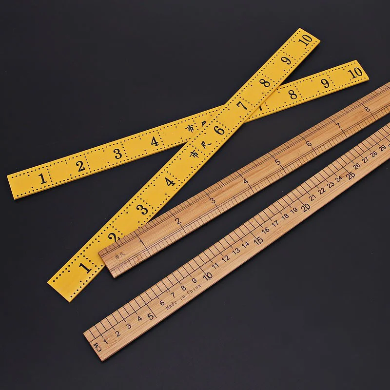 Custom Cheap logo on 2 Meter Folding Ruler Natural Wooden Color Inch and mm Scale Division Printing Rule Made of Wood