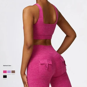 Custom Activewear Plus Size Biker Shorts Scrunch Butt Leggings High Impact Sports Bra 3 Piece Gym Fitness Yoga Set