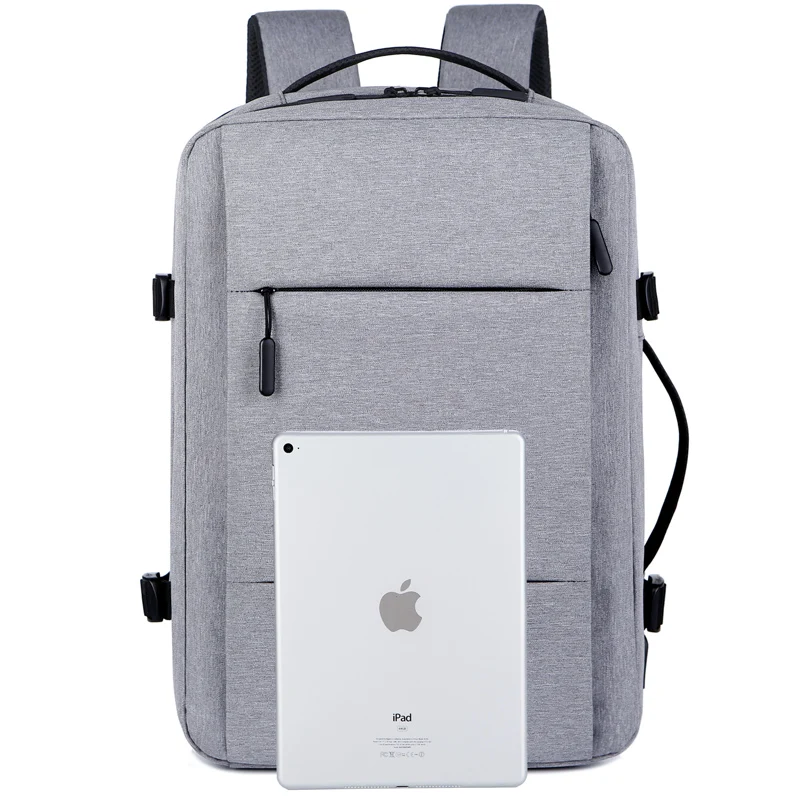 Extensible Large Capacity Waterproof Laptop Backpack with USB Factory Wholesale Customized Logo Laptop Backpacks Bags