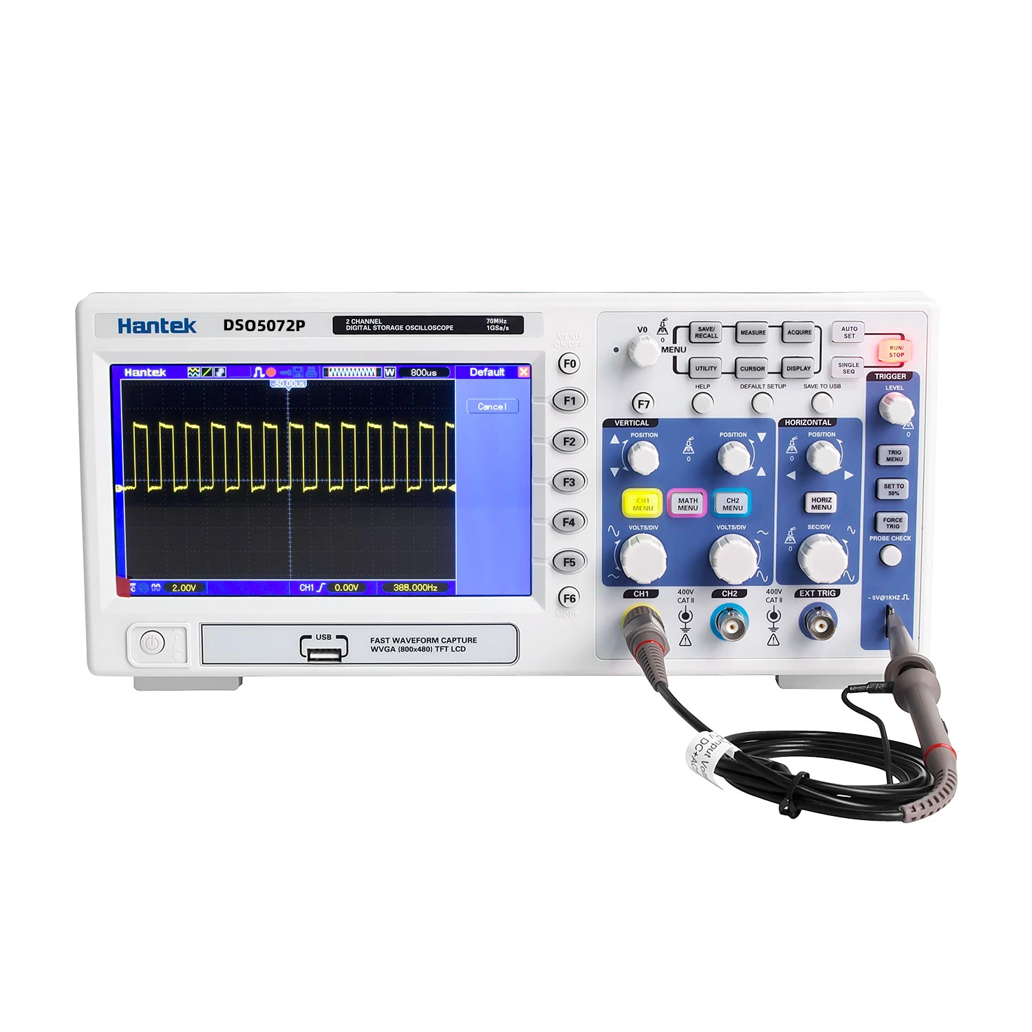 デジタルオシロスコープ DSO-5072P 70MHz 1GS/s デジタルオシロスコープ DSO-5072P 70MHz 1GS/s
