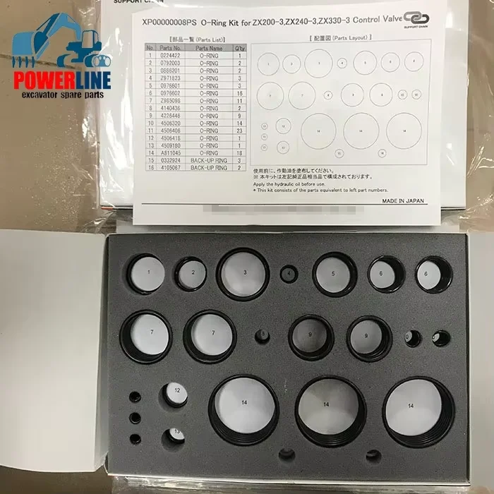 Genuine Center Joint Oil Seal Kit for EX200, ZX200, ZX330