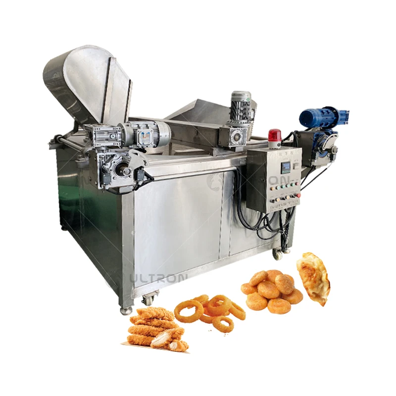 200kg/h Electric Bread Slice Frying Machine for Commercial