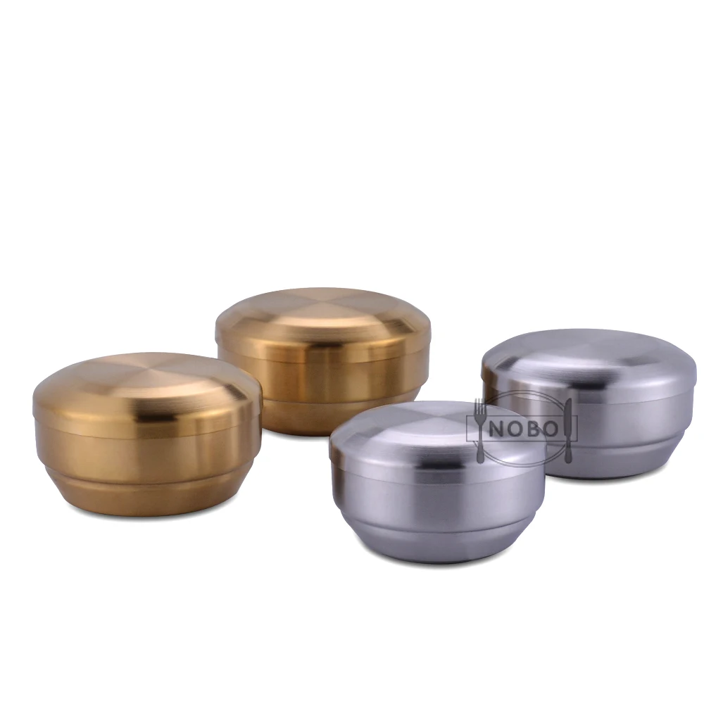 Wholesale Japanese Korean Soup Bowls Set Metal 304 Stainless Steel