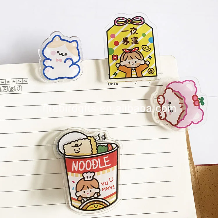 Акриловые зажимы на заказ прозрачные акриловые для канцелярских