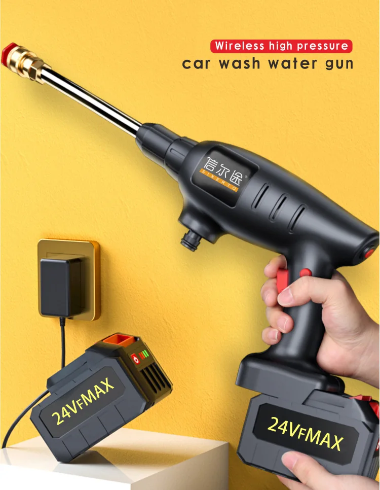 Cordless Portable Power Washer Pressure Car Machine Electric Wireless