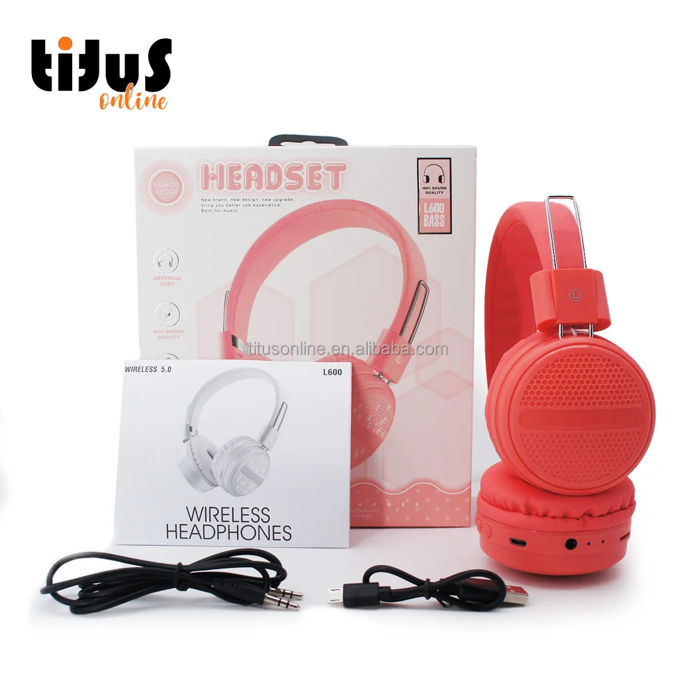 L600 Airport Stereo High Quality Music Headset Studio Hifi Over Ear