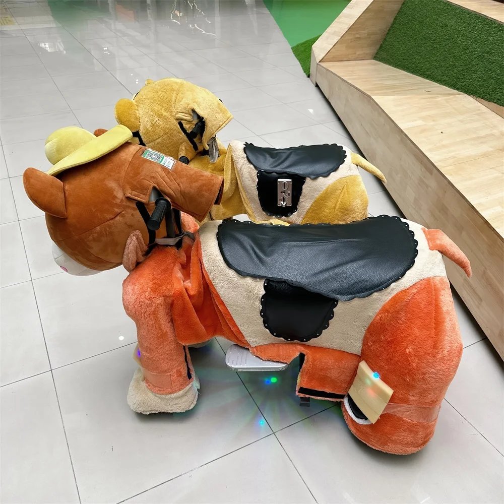 Excellent Quality Interesting Electric Animal Scooters Commercial Ride on Animals Plush Electric Scooter