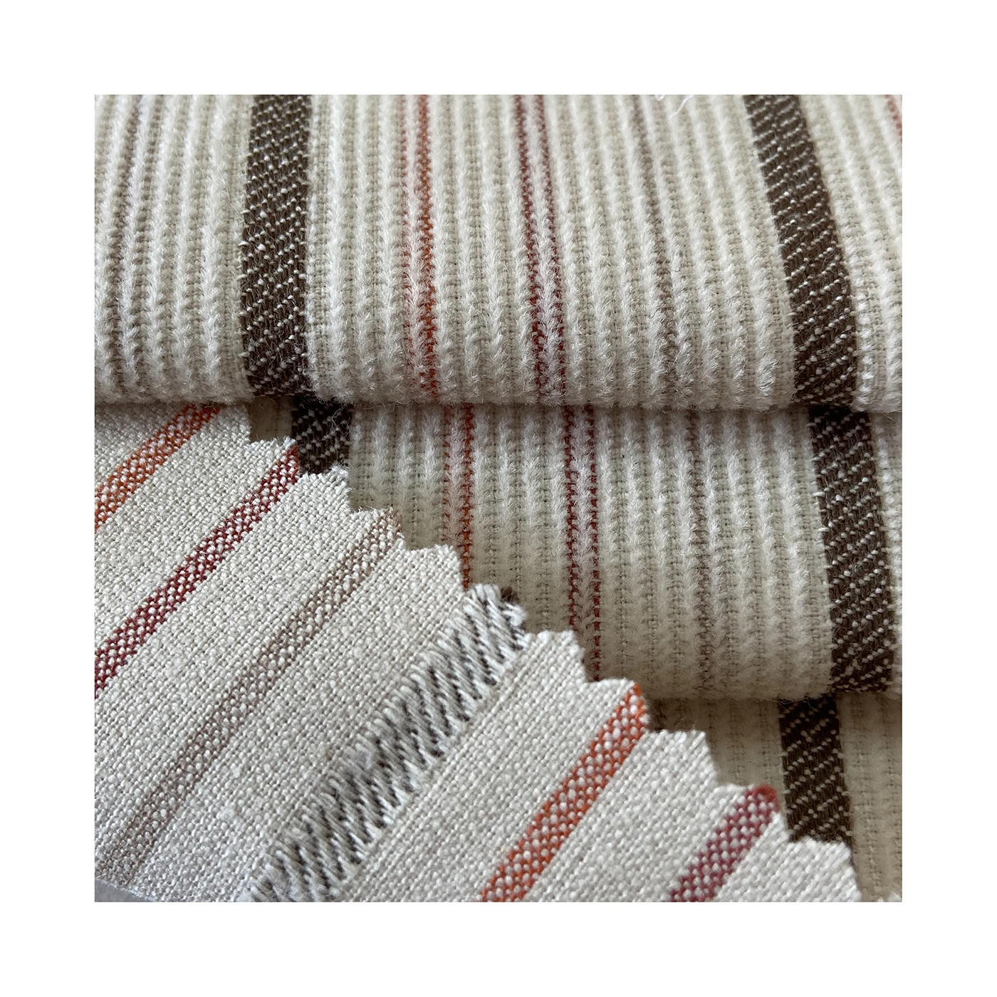 Оптовая продажа пряжа окрашенная дышащая полосатая мягкая отделка 100% чистый хлопок 14 Вт Вельветовая ткань для курток пальто