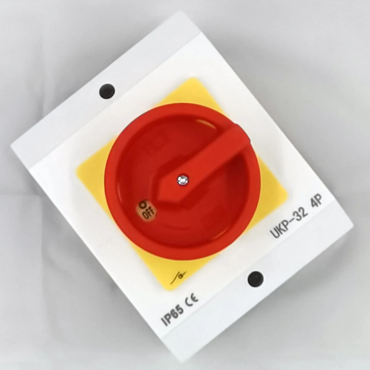 32A 4-Pole Rotary Load Disconnector Switch IP65 Waterproof Metal and Plastic Rotary Isolator Switch for AC 3-Phase