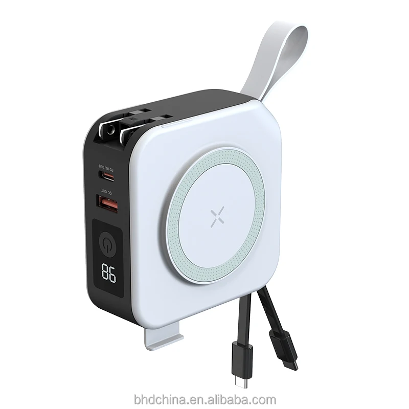 CE ROHS FCC Certified 10000mah 37Wh Fast Charging Power Bank AC