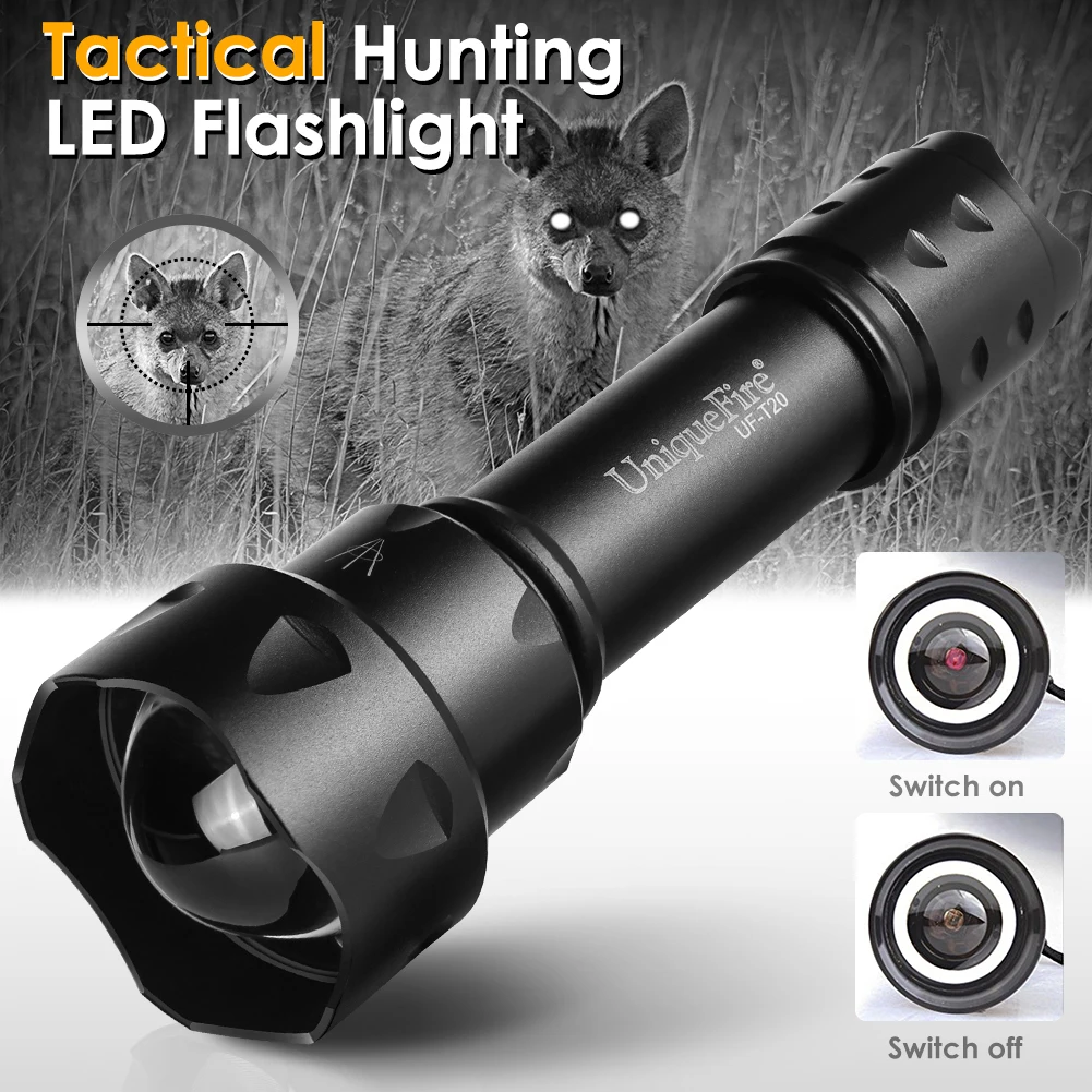 Infrared Power Led 940nm 5W Uniquefire Uf-t20 Ir Flashlight Torch