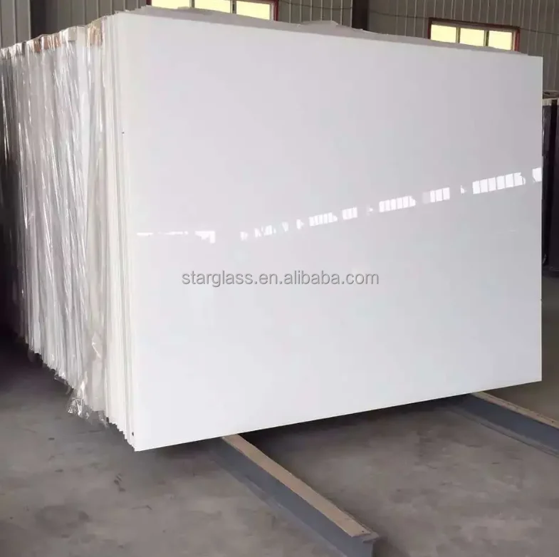 product 4mm 5mm 6mm 8mm lacquered back painted glass blue red white black colors optional stained glass-1