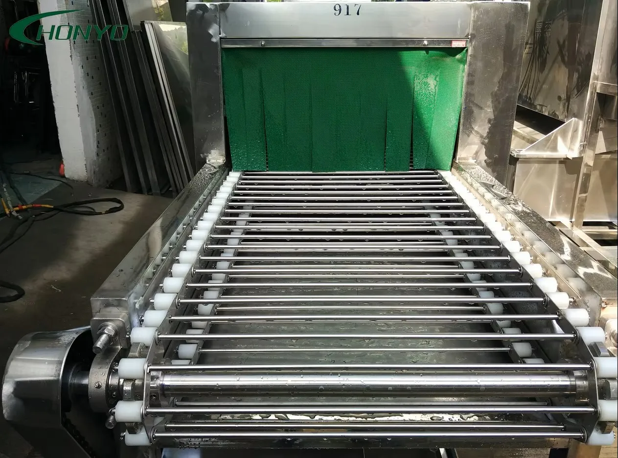 Industrial Stainless Steel Crate Cleaner for Food Processing