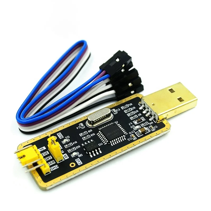 FT232 USB to Serial USB to TTL Upgrade Download CH340G Adapter Brush Board Gold 