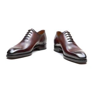Classic Custom Goodyear Welted Official Shoes Men Fashion Leather Dress Oxford Shoes for Mens Lace-Up Dress Shoe Business