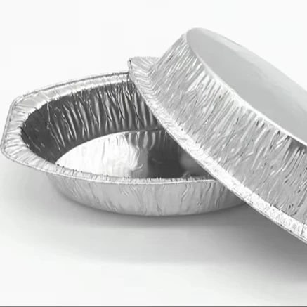 TIA TB51 – Recipiente de Folha de Alumínio em Forma de Anel para Sobremesas, Recipiente de Folha de Alumínio para Alimentos, Ideal para Festas de Noivado