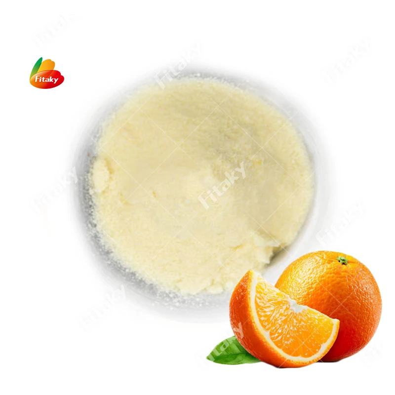 水溶性ピュアオーガニックオレンジジュースパウダーオレンジフレーバー