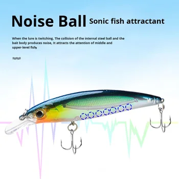 Elegant Bionic Bait Lure Manufacturer Wholesale 15g Floating Sinking ABS Carp Minnow Luminous Water Lure Made of Rubber – Soft Lure – view 5