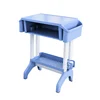 Mesa de estudio azul cielo