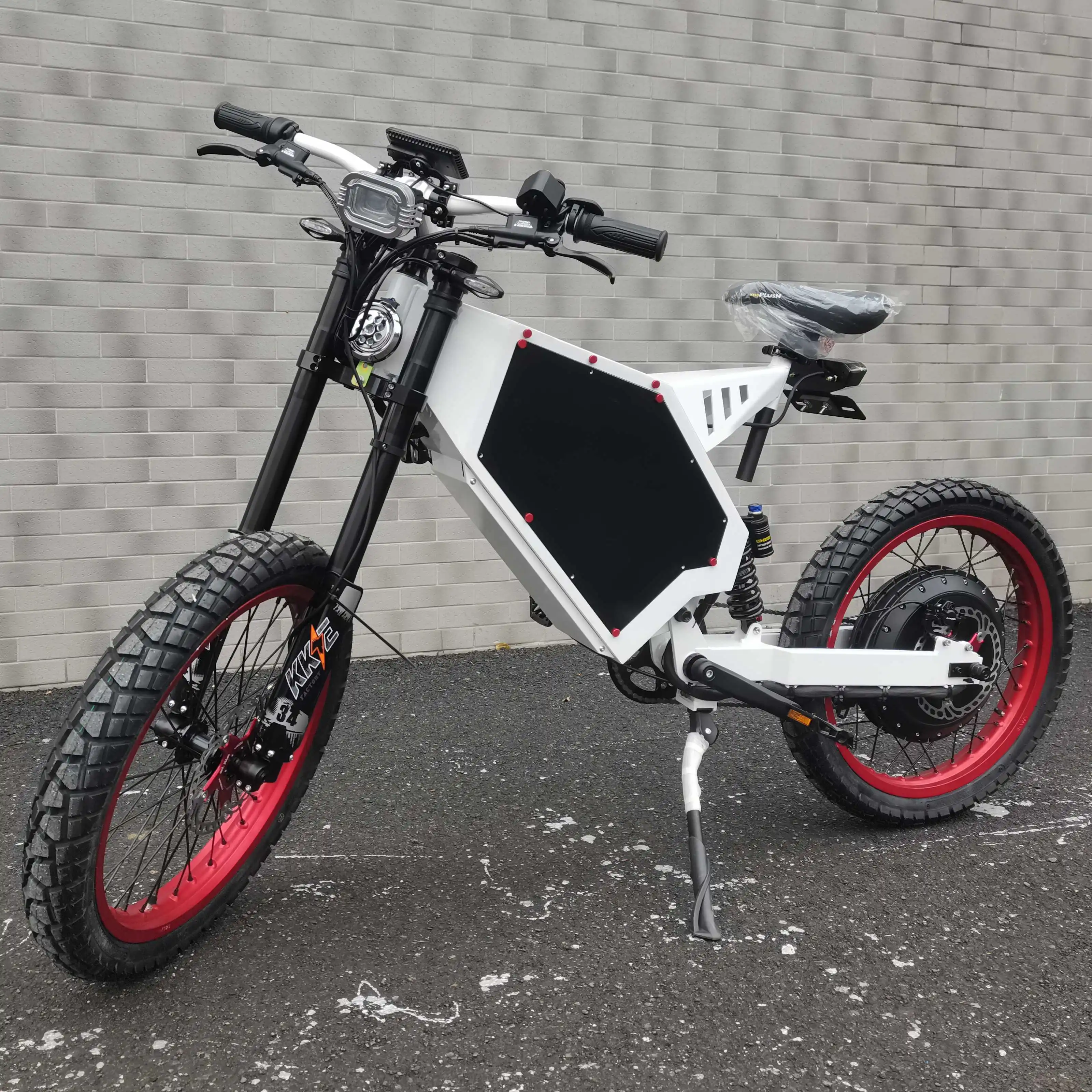 常州ドメイン電動自転車フルサスペンション72V電動シティバイク