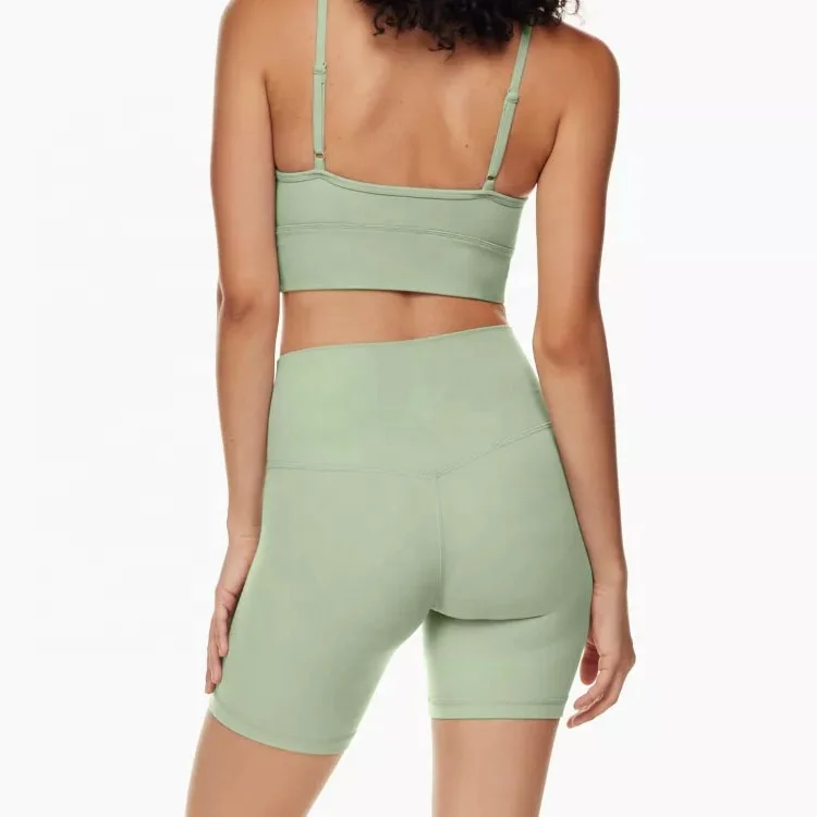 High Impact Women Size Sports Bra Crop Top Set,Custom Plus Size Sports