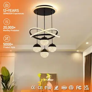 Trending Pendant Lights Living Room Led Ceiling Lamp Acrylic Circle Linea Ceiling Round Modern Led Ring Chandelier Pendant Light