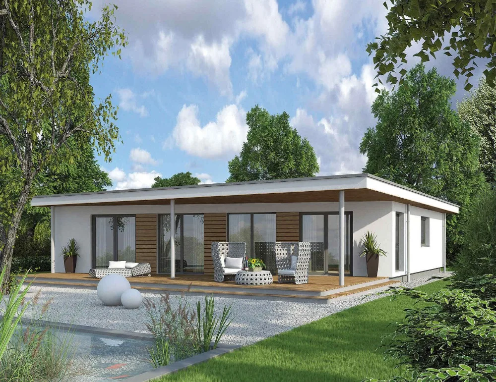 Mountainside-located 40m2 40ft Container Size Vacation Villa