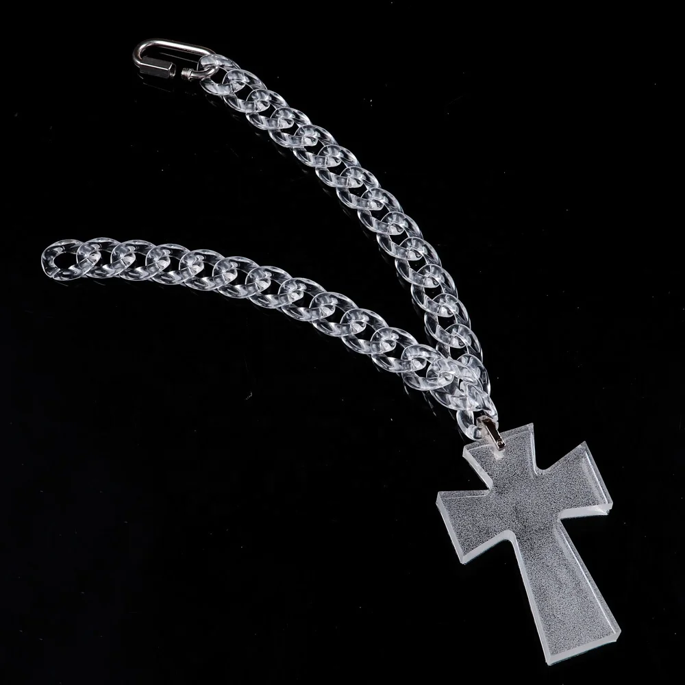 Cross Necklace Transparent Background Gold Cutout Double Cross