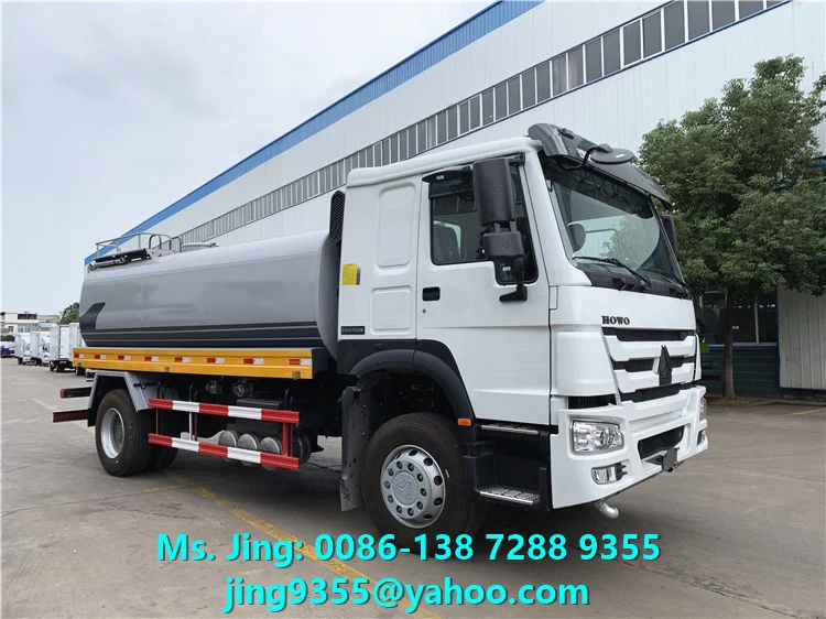 Factory Supply 15000L SINOTRUCK HOWO 4x2 Water Tanker Transport Truck for Sale in Ghana