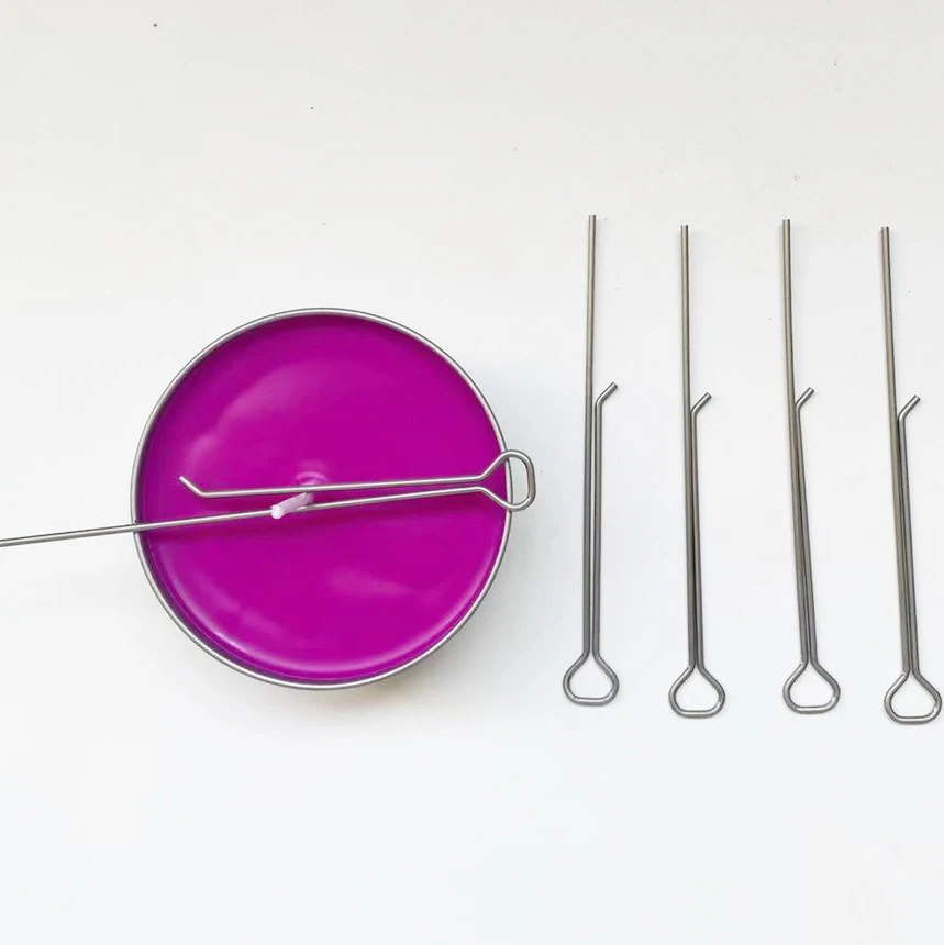 4.3 Inch Metal Candle Wick Clips Centering Device Candle Wick Holders