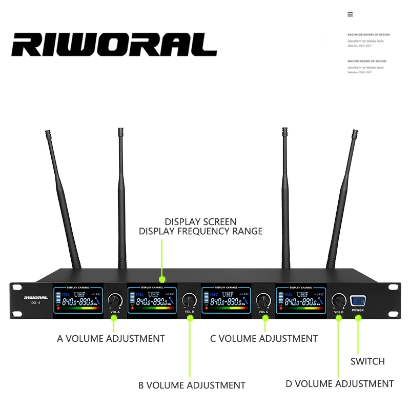 プロ仕様UHFワイヤレスマイクシステム Wireless Microphone プロ仕様UHFワイヤレスマイクシステム Wireless Microphone
